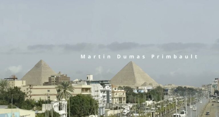 Martin Dumas Primbault, correspondant français      en Egypte